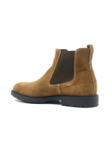 Bottines pour hommes en daim Nero Giardini Made in Italy