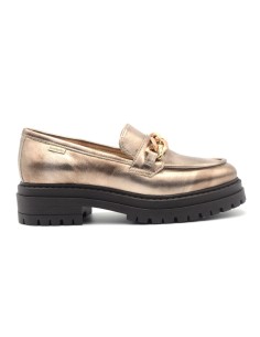 Nero Giardini women's Made in Italy moccasin in metallic leather