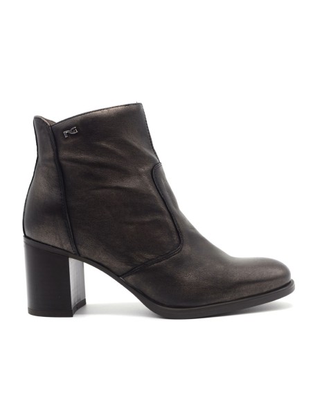 Nero Giardini ankle boot Made in Italy women in metallic leather