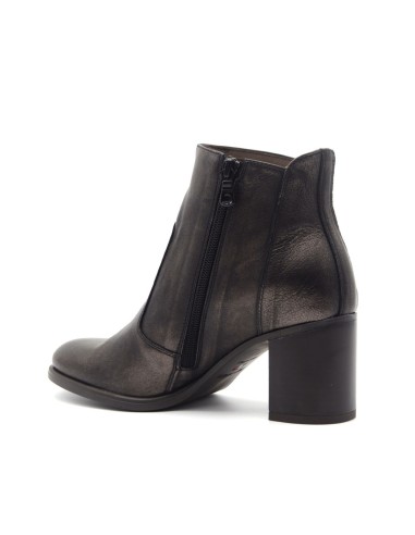 Nero Giardini Made in Italy Damenstiefelette aus Metallic-Leder
