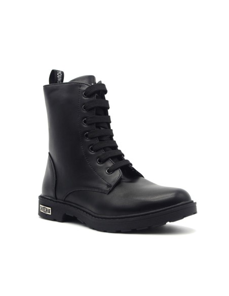 Kultiger Amphibienschuh für kleine Mädchen mit Schnürsenkeln und Metalllogo