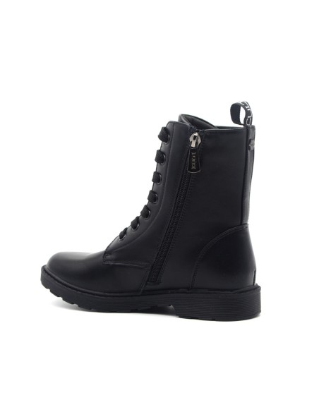 Amphibien culte petite fille à lacets et logo en métal
