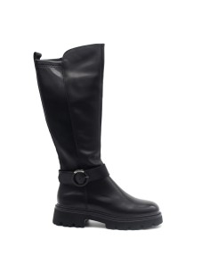 Botte de sport femme Keys en cuir et tissu stretch