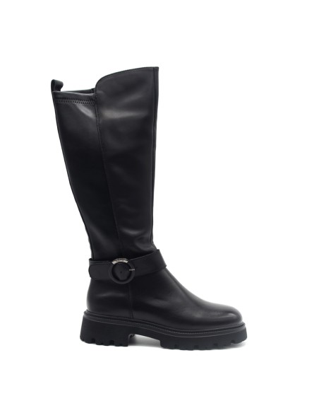 Keys women's sports boot in leather and stretch fabric