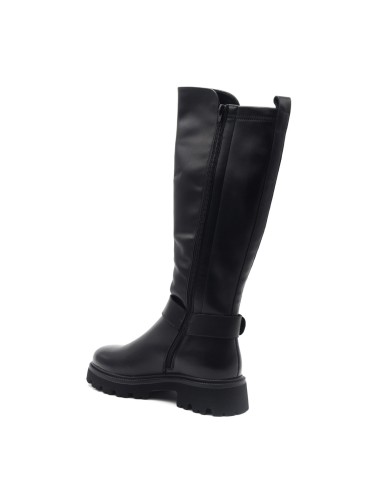 Keys Damen-Sportstiefel aus Leder und Stretchmaterial