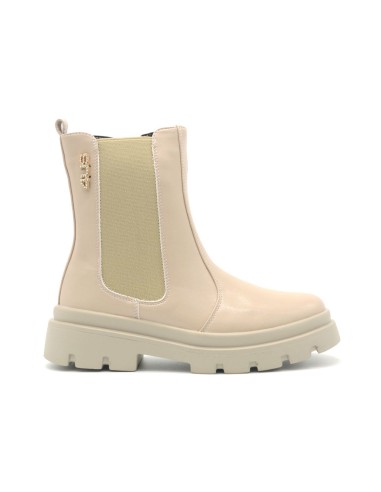 4US by Paciotti girls ankle boot with rhinestone logo