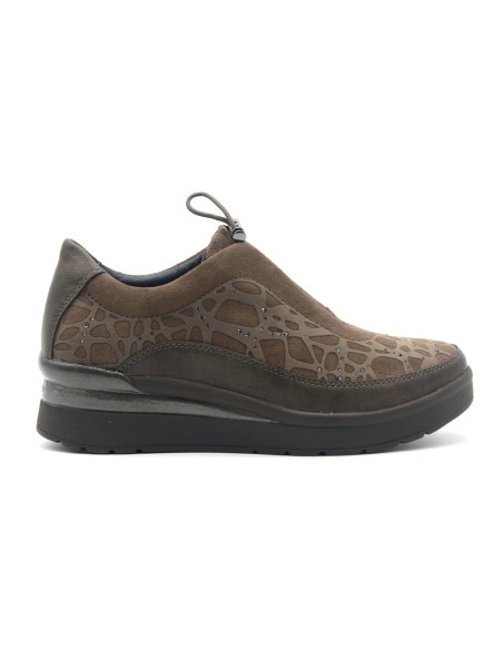 Stonefly model Cream 21 women's slip on leather sneaker