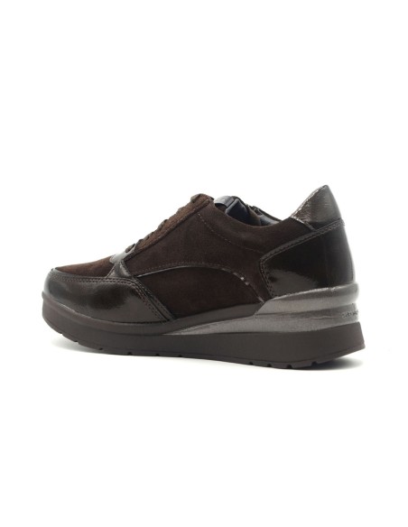 Stonefly modello Cream 58 sneaker donna in vernice e camoscio