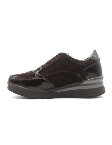 Stonefly modello Cream 58 sneaker donna in vernice e camoscio