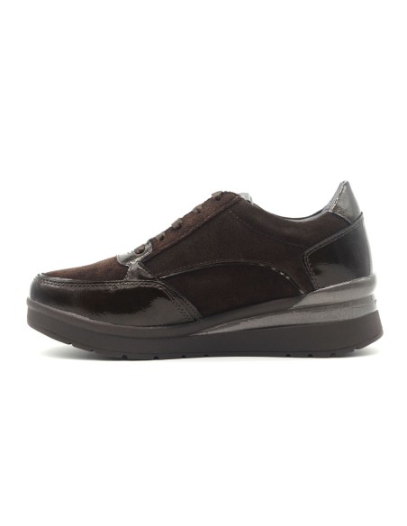 Stonefly modello Cream 58 sneaker donna in vernice e camoscio