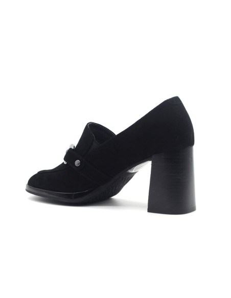 Stonefly model Blanca 1 women's suede heeled moccasin