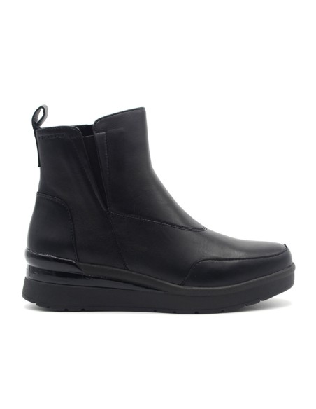 Modèle Stonefly Cream 54, bottine pour femme en cuir nappa