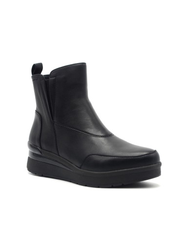 Modèle Stonefly Cream 54, bottine pour femme en cuir nappa