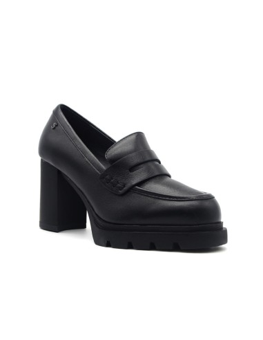 Stonefly model Oxa 7 women's leather heeled moccasin