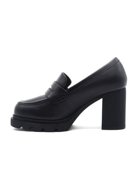 Stonefly model Oxa 7 women's leather heeled moccasin
