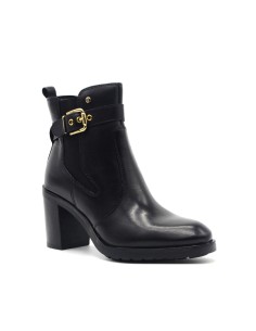 Keys women's leather ankle boot with buckle and internal zip 2