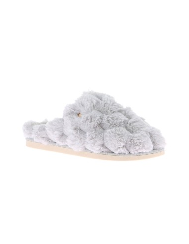 Grünland Kant ciabatta calda donna in tessuto effetto peluche