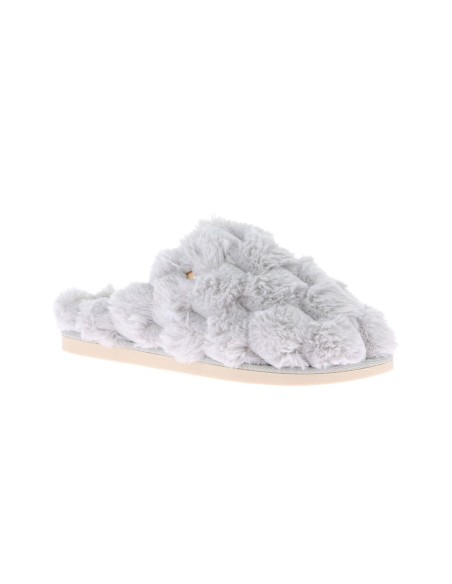Grünland Kant ciabatta calda donna in tessuto effetto peluche