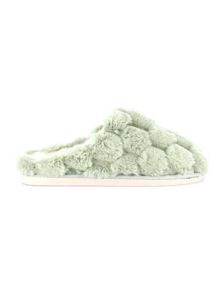 Grünland Kant ciabatta calda donna in tessuto effetto peluche