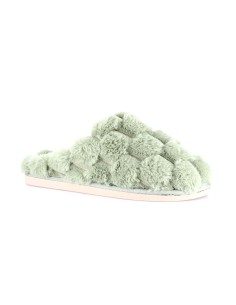 Chausson chaud pour femme Grünland Kant en tissu effet peluche 2