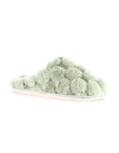 Grünland Kant ciabatta calda donna in tessuto effetto peluche
