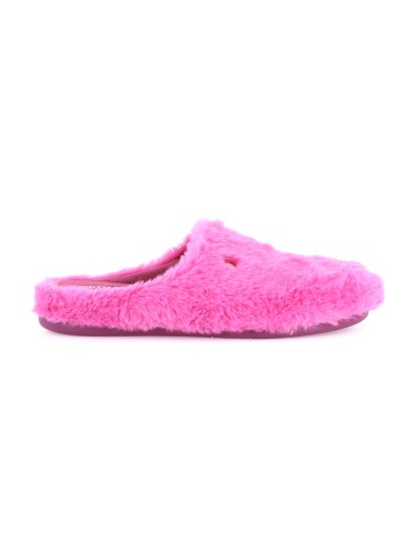Chausson chaud pour femme Grünland Gaga en tissu effet peluche