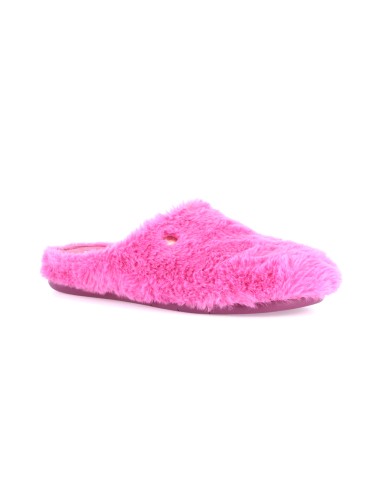 Chausson chaud pour femme Grünland Gaga en tissu effet peluche