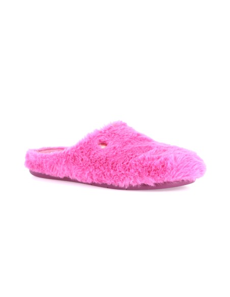Chausson chaud pour femme Grünland Gaga en tissu effet peluche