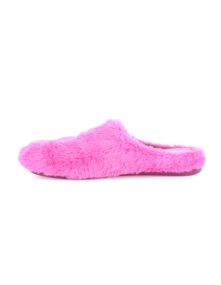Chausson chaud pour femme Grünland Gaga en tissu effet peluche