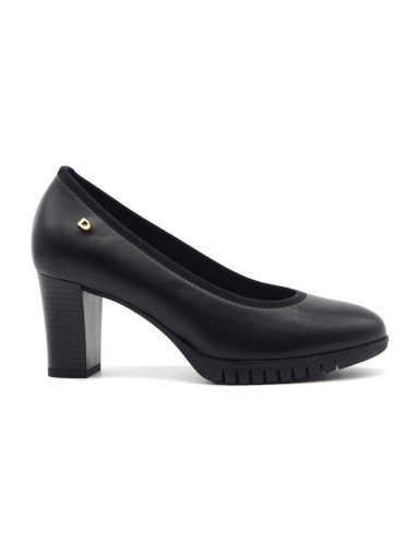 Donna Serena décolleté Made in Italy in pelle con elastico