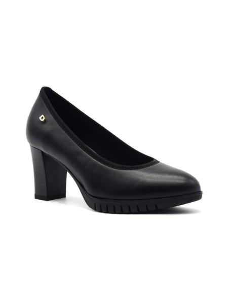 Donna Serena décolleté Made in Italy in pelle con elastico