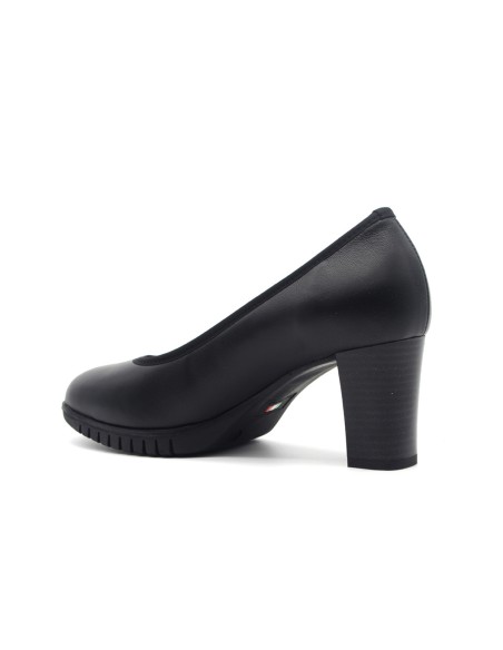 Donna Serena décolleté Made in Italy in pelle con elastico