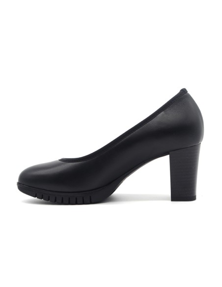 Donna Serena décolleté Made in Italy in pelle con elastico