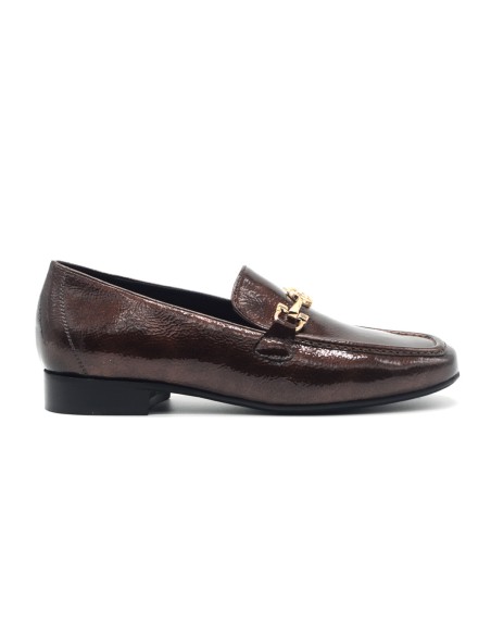 Mocasín Donna Serena Made in Italy para mujer en charol