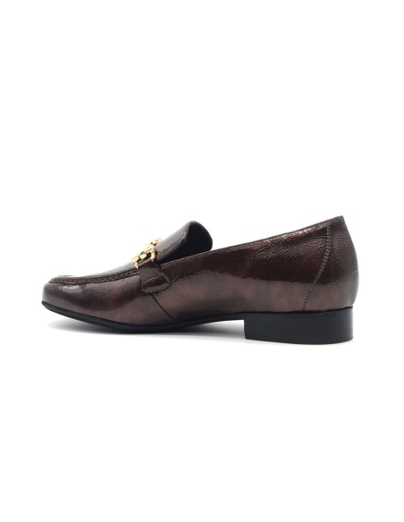Mocasín Donna Serena Made in Italy para mujer en charol