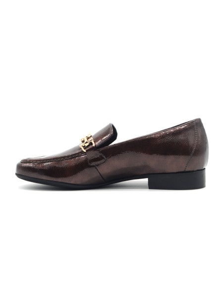 Mocasín Donna Serena Made in Italy para mujer en charol