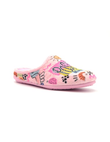Grünland Faye pantofola a ciabatta donna in tessuto caldo