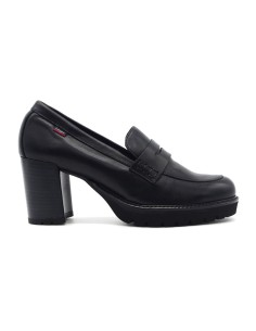 Mocasín con tacón modelo Callaghan Jazz para mujer en piel