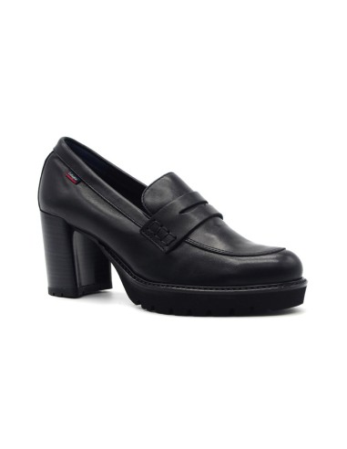 Mocasín con tacón modelo Callaghan Jazz para mujer en piel