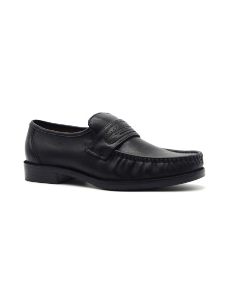 Mocasín de hombre Melluso en piel suave con antifaz