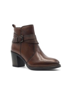 Cinzia Soft Damen-Stiefelette aus Leder mit klobigem Absatz 2