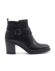 Cinzia Soft Damen-Stiefelette aus Leder mit klobigem Absatz