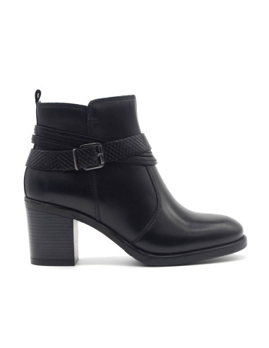 Cinzia Soft stivaletto donna in pelle con tacco grosso