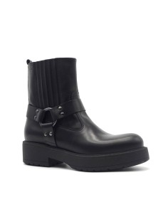 Nero Giardini Made in Italy Damen-Leder-Bikerstiefel 2