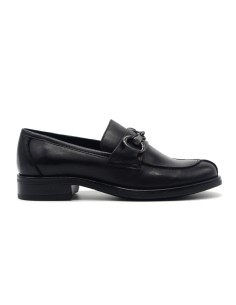 Mocassin femme Vueva en cuir souple avec mors
