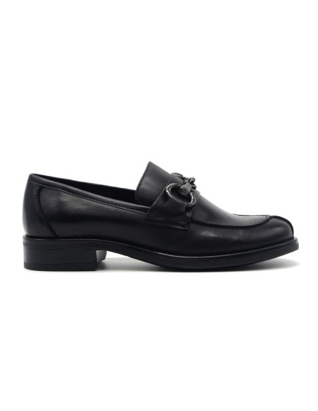 Mocassin femme Vueva en cuir souple avec mors