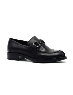 Vueva women's moccasin in soft leather with clamp 2