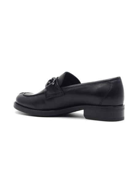 Mocassin femme Vueva en cuir souple avec mors