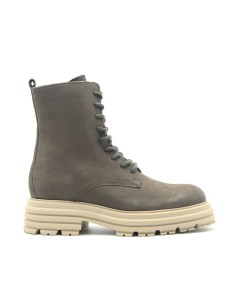 Bottines de combat femme Vueva en nubuck avec lacets et zip interne