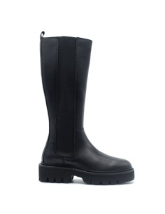 Botte sportive en cuir pour femme Vueva avec élastique latéral